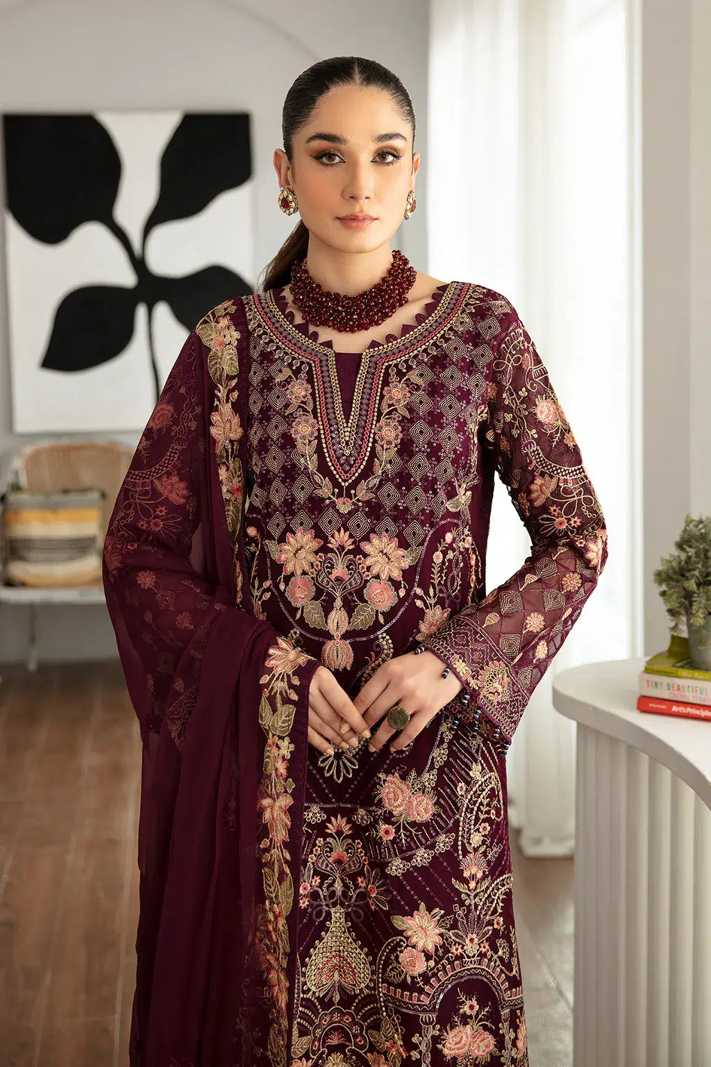 Ramsha | Rangoon Chiffon Collection | D-1104 - Official Ramsha stockist in UK - Sakeena London
