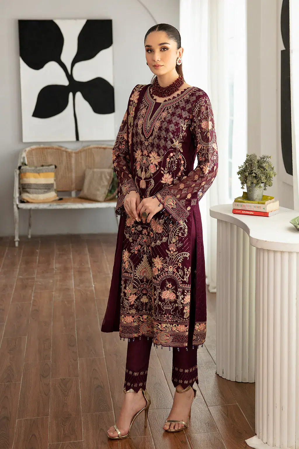 Ramsha | Rangoon Chiffon Collection | D-1104 - Official Ramsha stockist in UK - Sakeena London