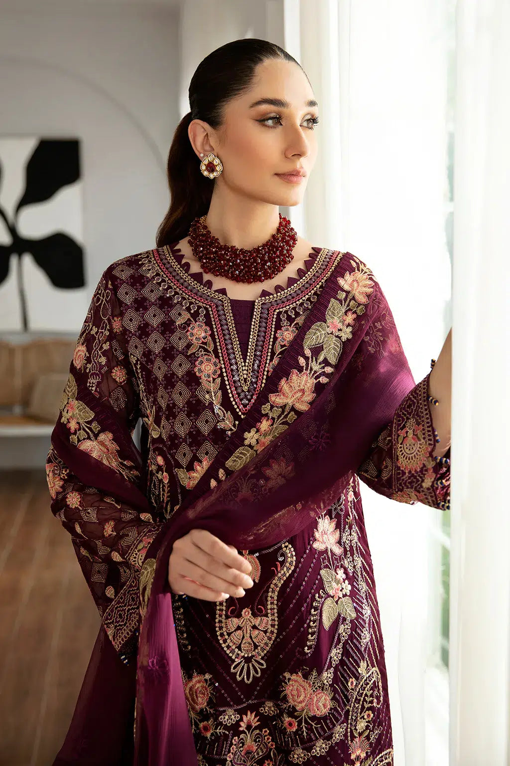 Ramsha | Rangoon Chiffon Collection | D-1104 - Official Ramsha stockist in UK - Sakeena London