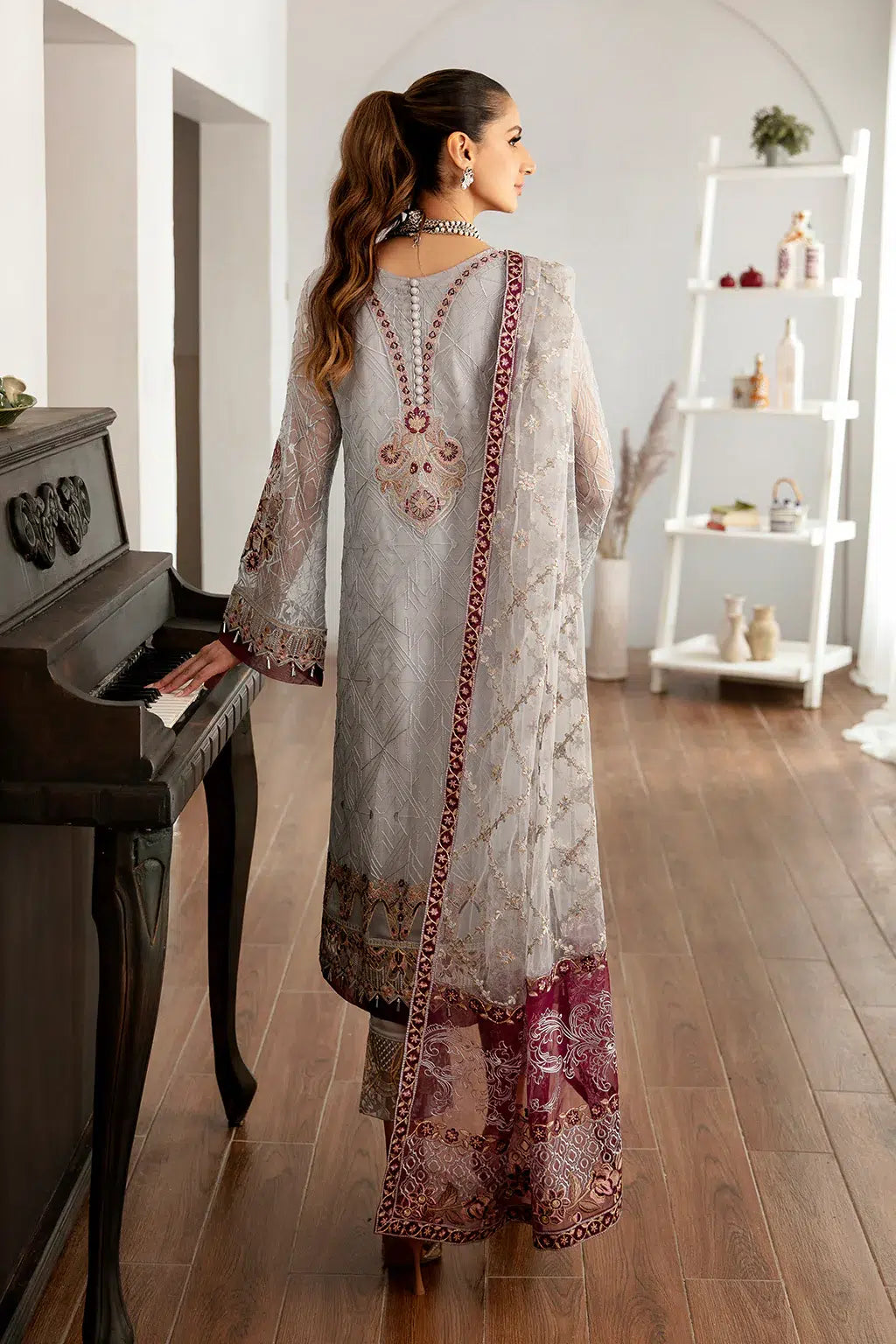 Ramsha | Rangoon Chiffon Collection | D-1109 - Official Ramsha stockist in UK - Sakeena London