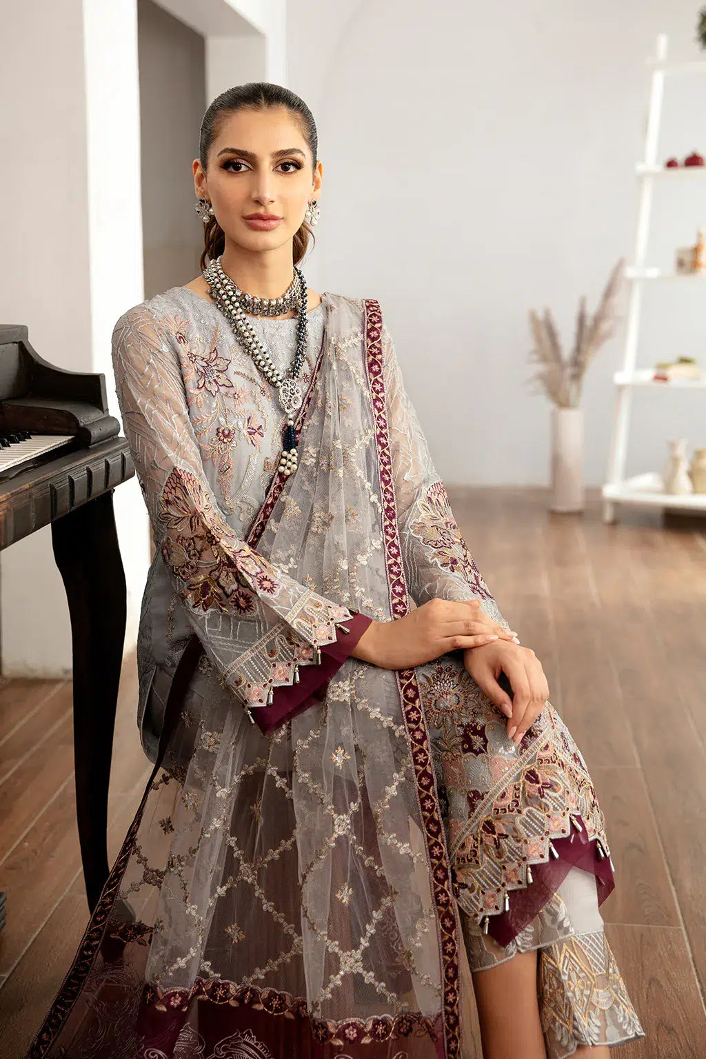 Ramsha | Rangoon Chiffon Collection | D-1109 - Official Ramsha stockist in UK - Sakeena London