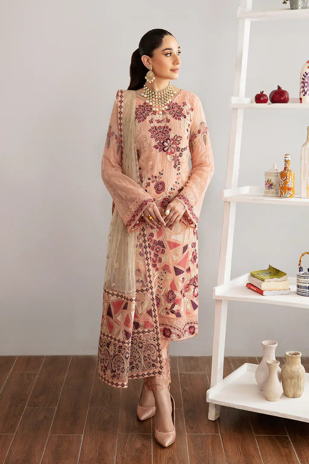 Ramsha | Rangoon Chiffon Collection | D-1112 - Official Ramsha stockist in UK - Sakeena London