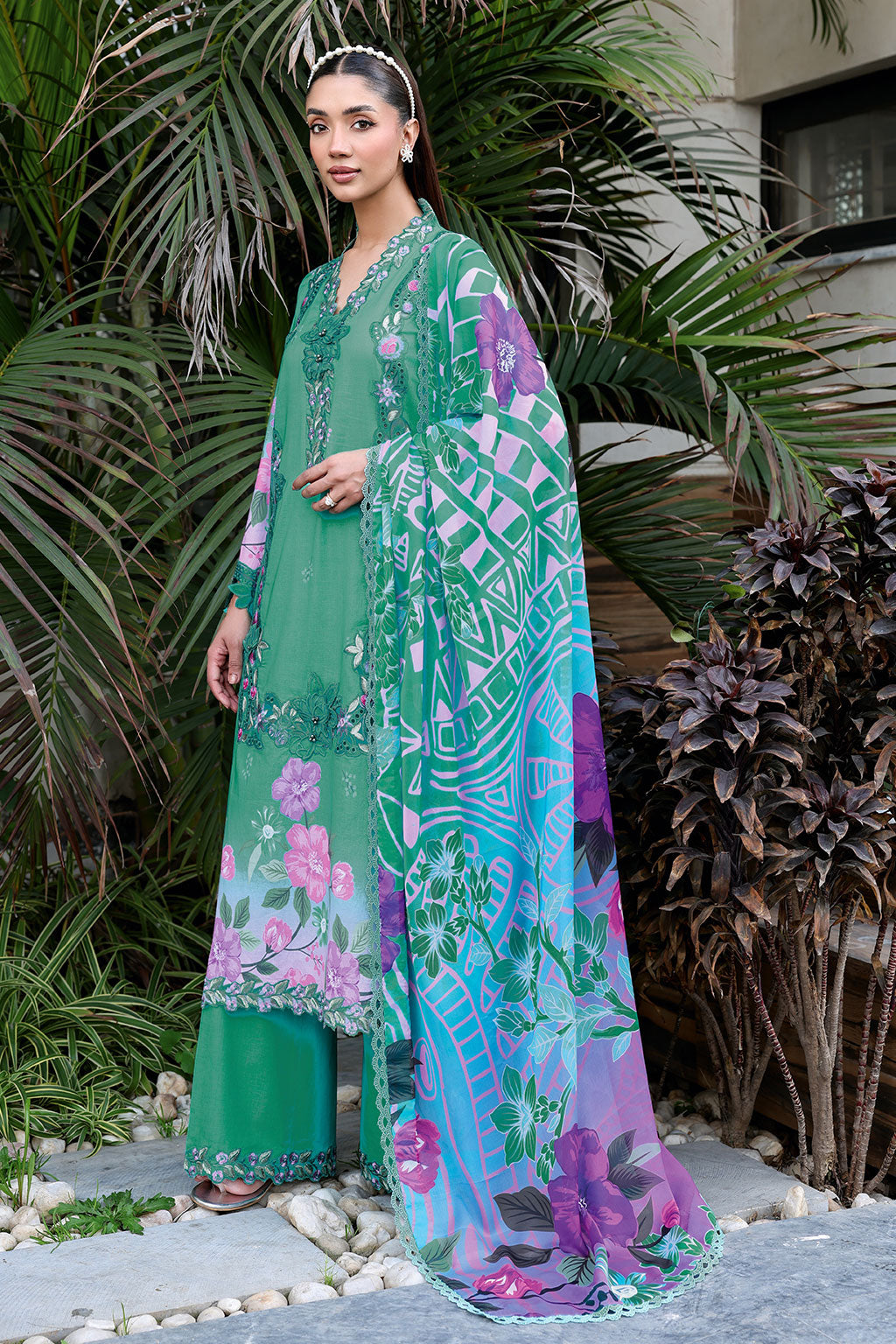 Ramsha | Rangrez Lawn Collection | N-910