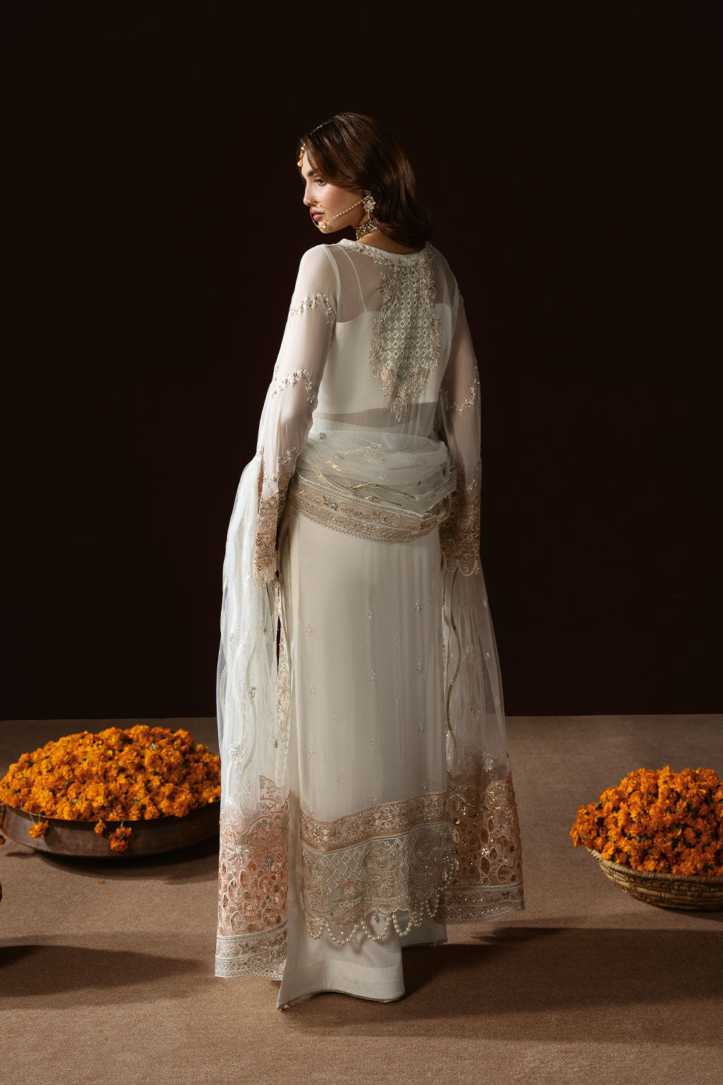 Ramsha | Dastak Luxury Chiffon Collection | Q-204 - Official Ramsha stockist in UK - Sakeena London