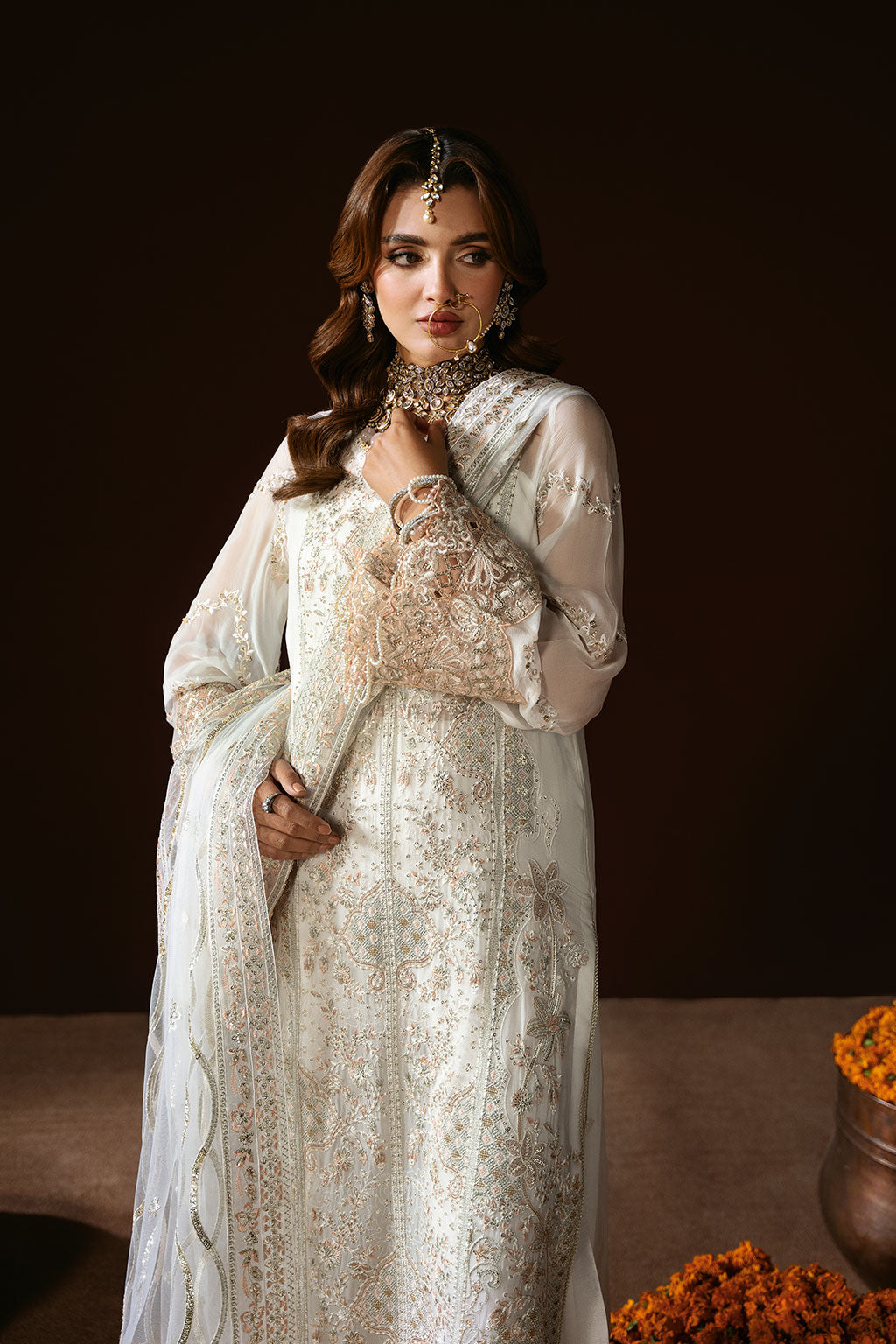 Ramsha | Dastak Luxury Chiffon Collection | Q-204 - Official Ramsha stockist in UK - Sakeena London