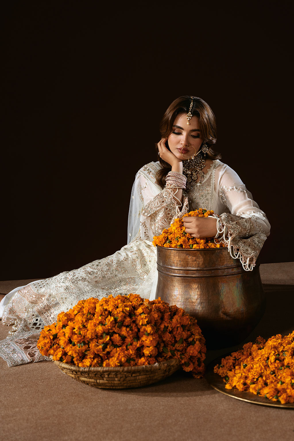 Ramsha | Dastak Luxury Chiffon Collection | Q-204 - Official Ramsha stockist in UK - Sakeena London