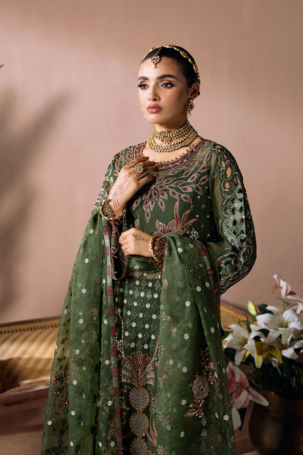 Ramsha | Dastak Luxury Chiffon Collection | Q-201 - Official Ramsha stockist in UK - Sakeena London