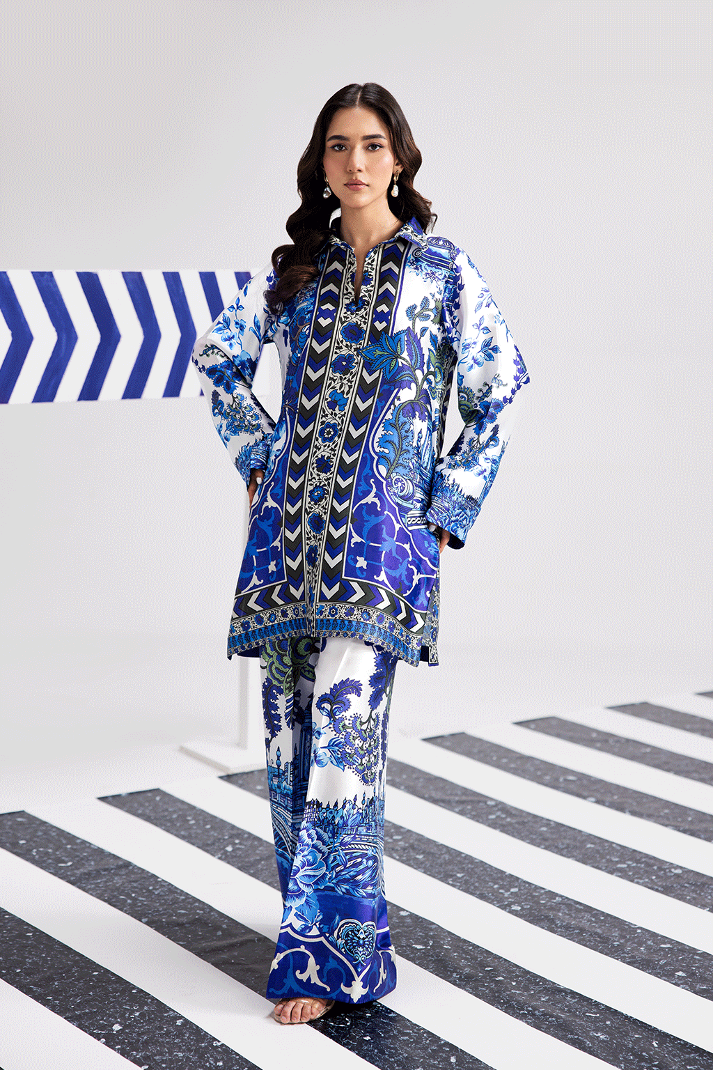 Afsanah | The Print Edit | OCHRE BLOOM AP-104 - Official Afsanah stockist in UK - Sakeena London