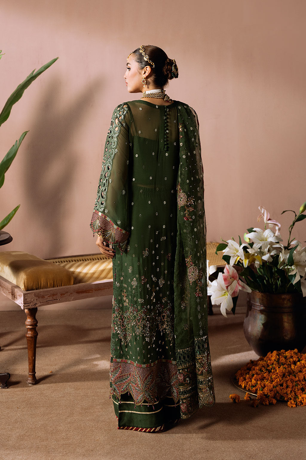 Ramsha | Dastak Luxury Chiffon Collection | Q-201 - Official Ramsha stockist in UK - Sakeena London