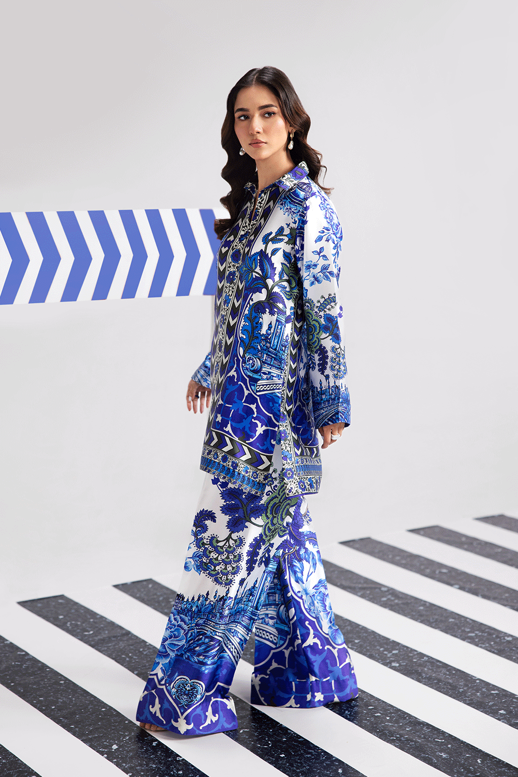 Afsanah | The Print Edit | OCHRE BLOOM AP-104 - Official Afsanah stockist in UK - Sakeena London