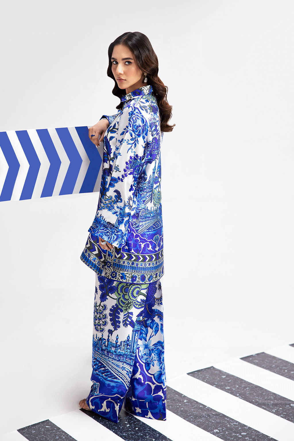 Afsanah | The Print Edit | OCHRE BLOOM AP-104 - Official Afsanah stockist in UK - Sakeena London