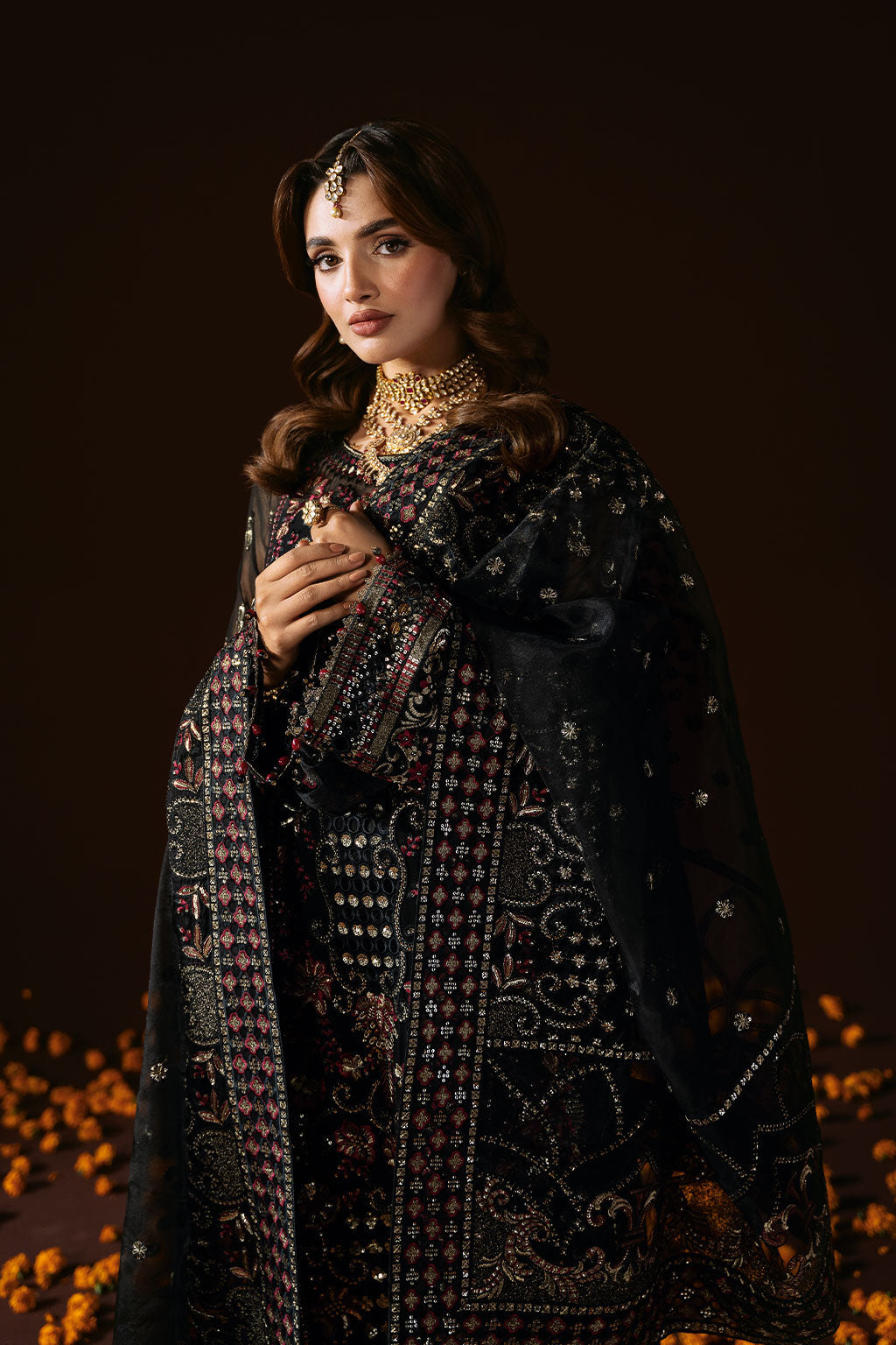 Ramsha | Dastak Luxury Chiffon Collection | Q-205 - Official Ramsha stockist in UK - Sakeena London