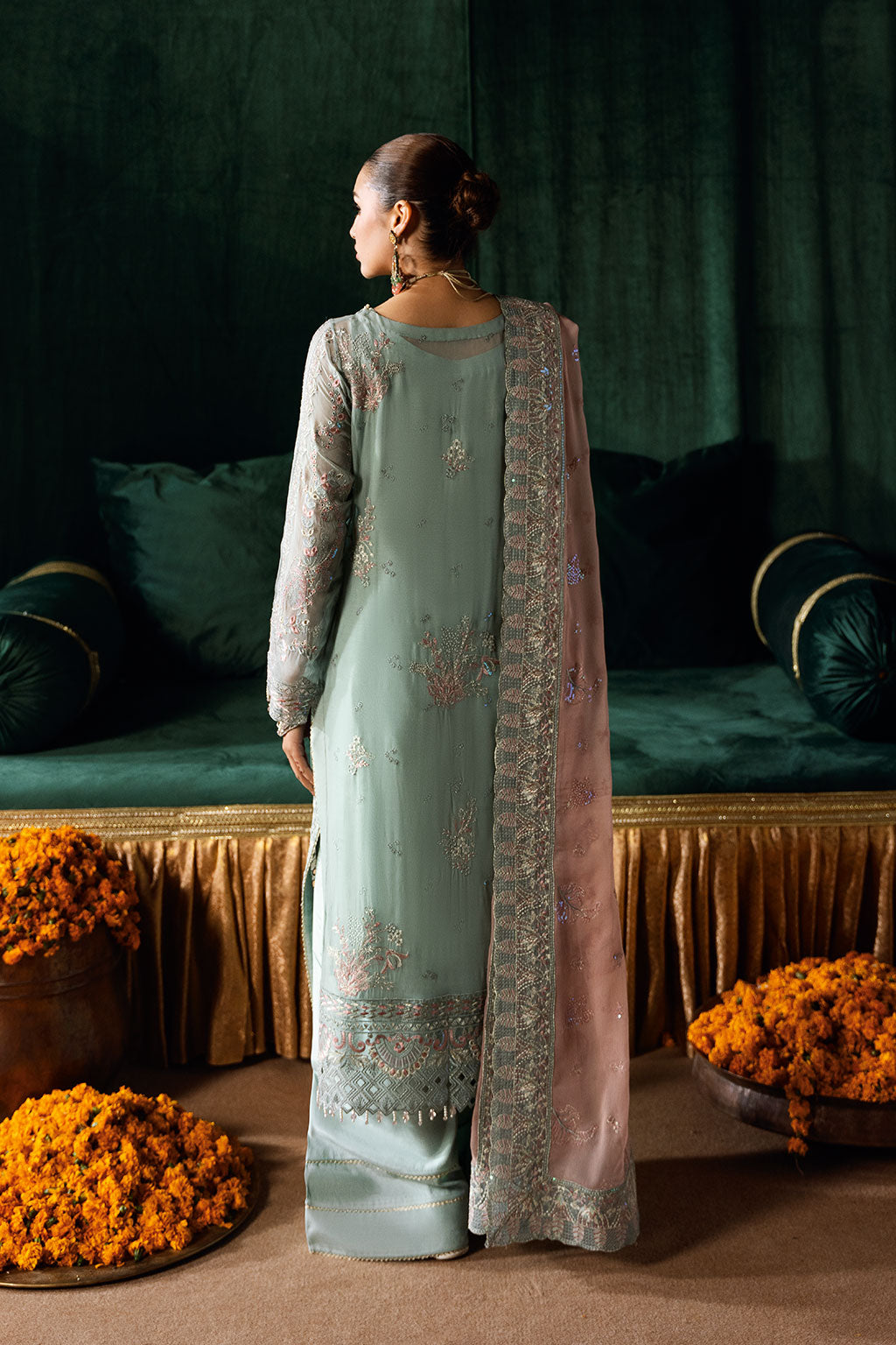 Ramsha | Dastak Luxury Chiffon Collection | Q-206 - Official Ramsha stockist in UK - Sakeena London