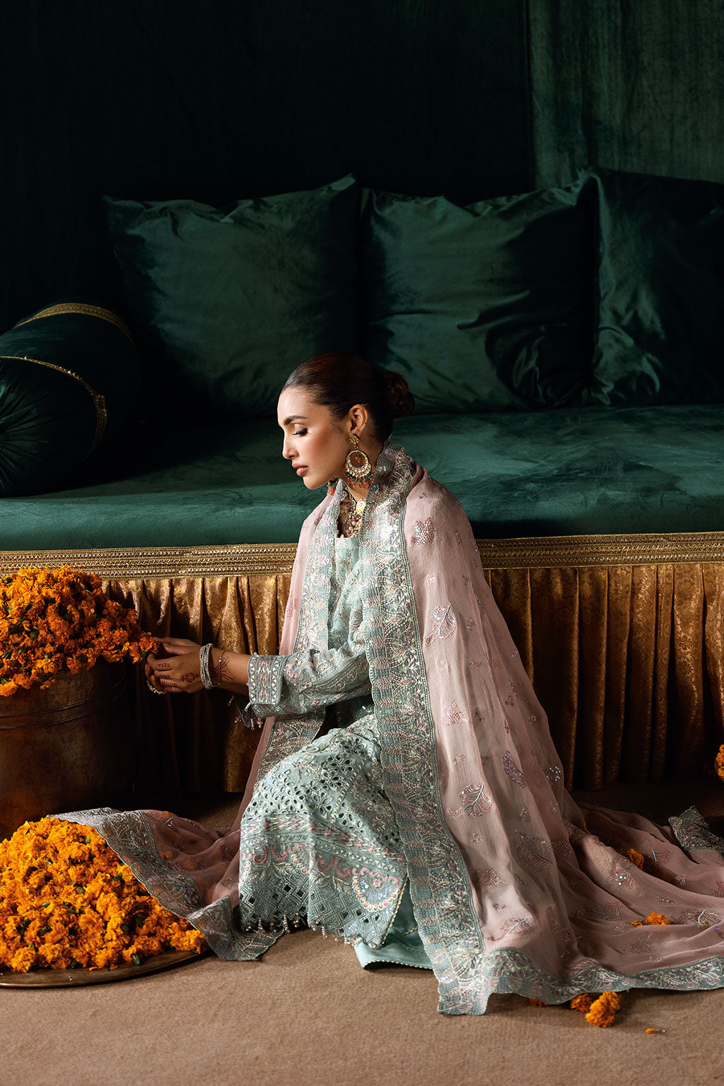 Ramsha | Dastak Luxury Chiffon Collection | Q-206 - Official Ramsha stockist in UK - Sakeena London