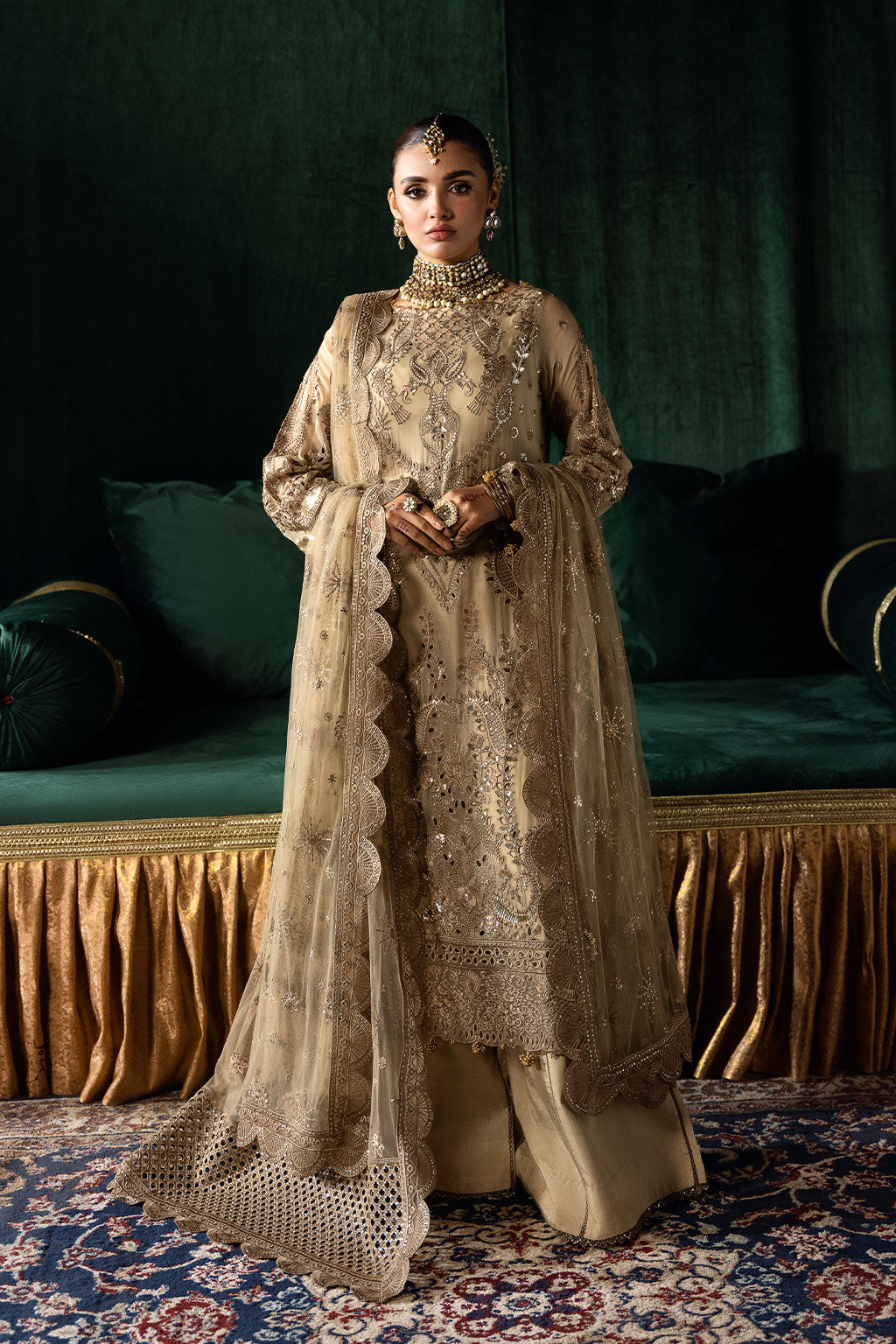 Ramsha | Dastak Luxury Chiffon Collection | Q-207 - Official Ramsha stockist in UK - Sakeena London