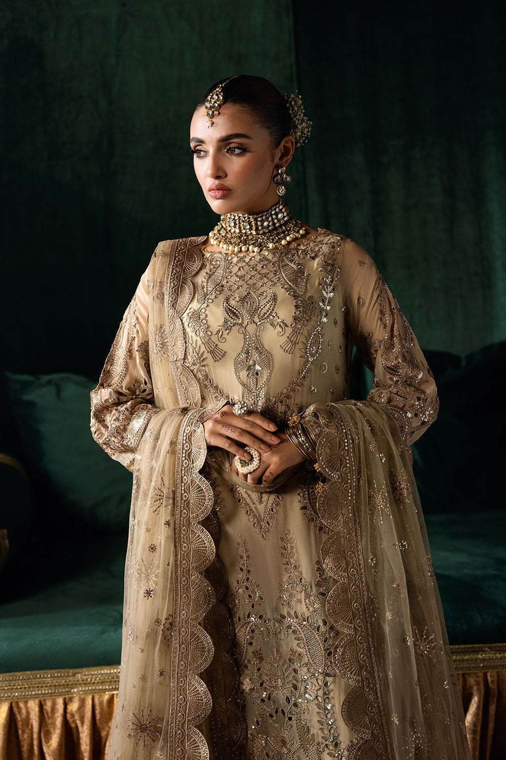Ramsha | Dastak Luxury Chiffon Collection | Q-207 - Official Ramsha stockist in UK - Sakeena London