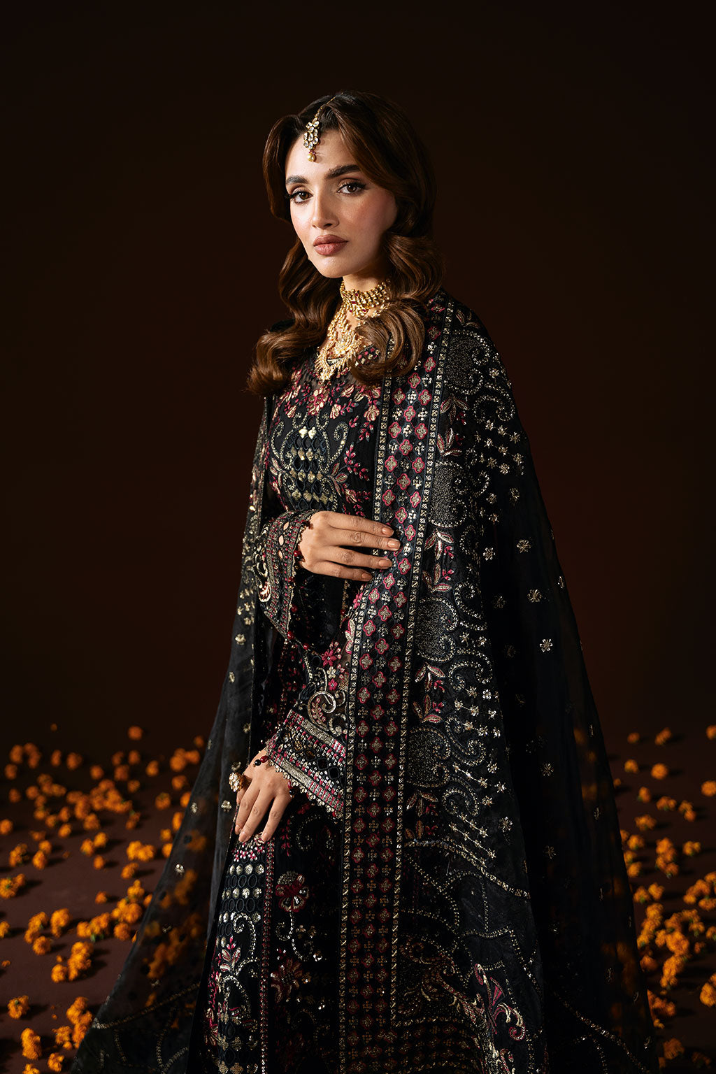 Ramsha | Dastak Luxury Chiffon Collection | Q-205 - Official Ramsha stockist in UK - Sakeena London