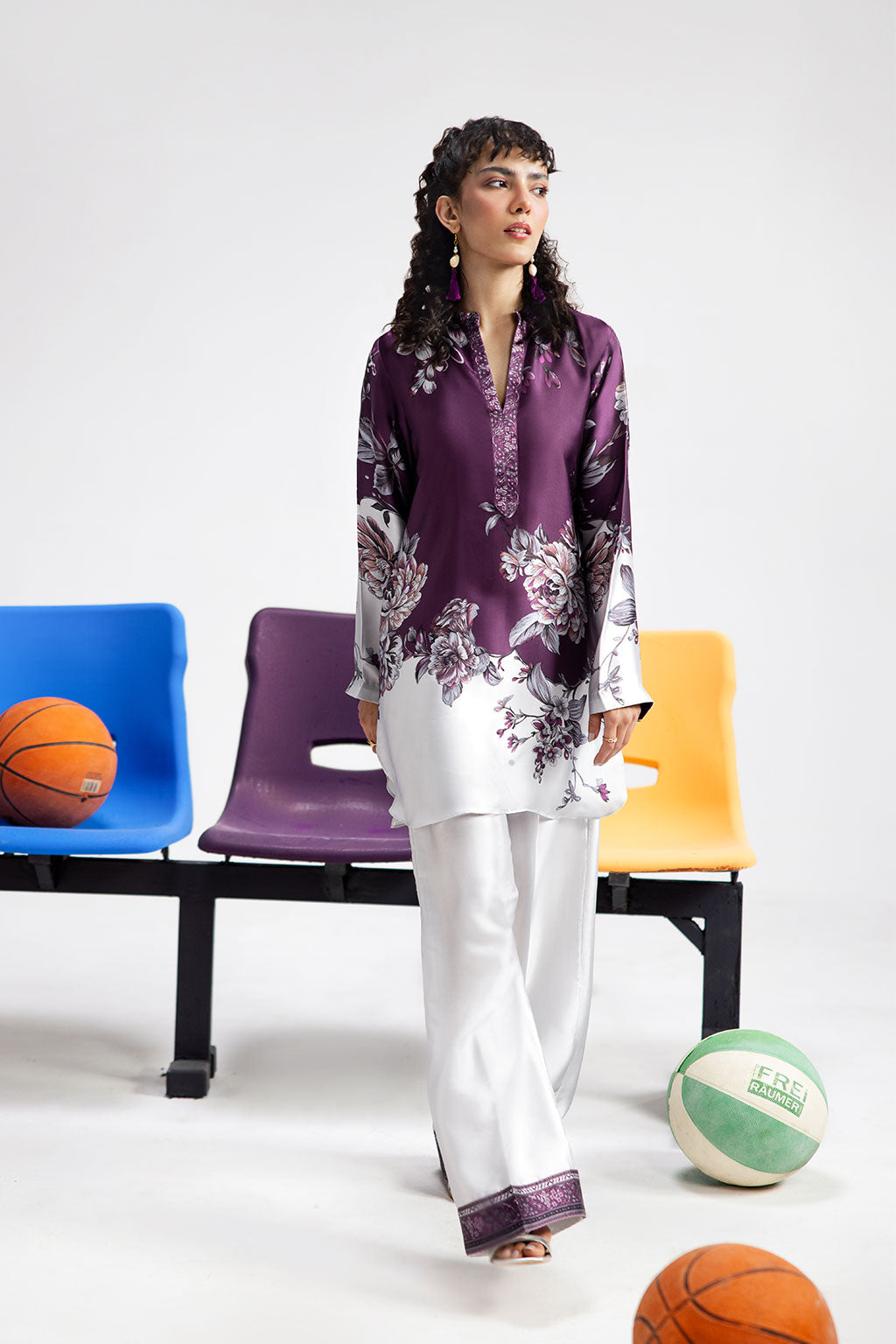 Afsanah | The Print Edit | PURPLE SAPPHIRE AP-114 - Official Afsanah stockist in UK - Sakeena London
