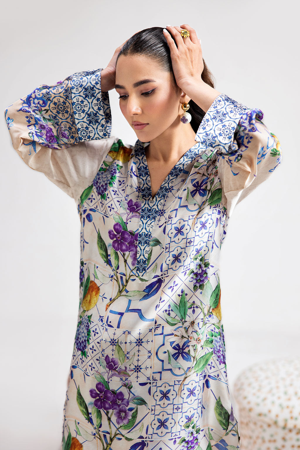 Afsanah | The Print Edit | SUMMER GLORY AP-111 - Official Afsanah stockist in UK - Sakeena London