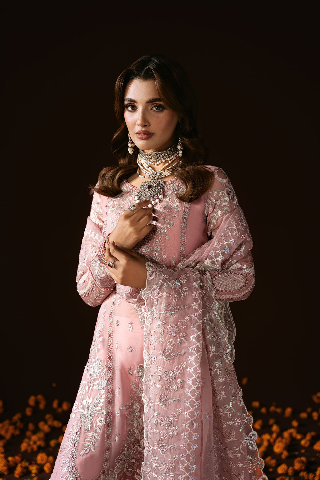Ramsha | Dastak Luxury Chiffon Collection | Q-202 - Official Ramsha stockist in UK - Sakeena London
