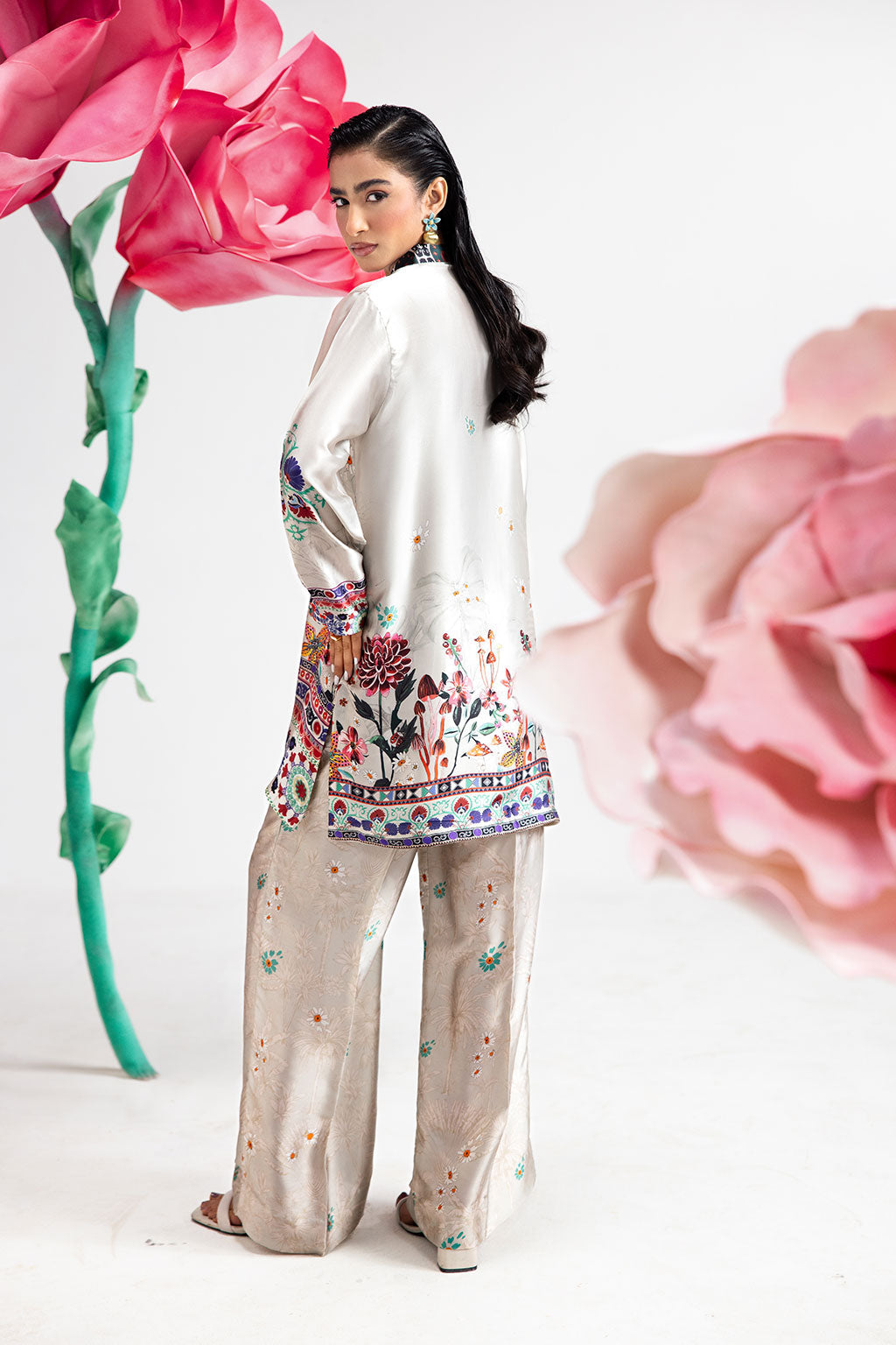 Afsanah | The Print Edit | IVORY FROST AP-108 - Official Afsanah stockist in UK - Sakeena London