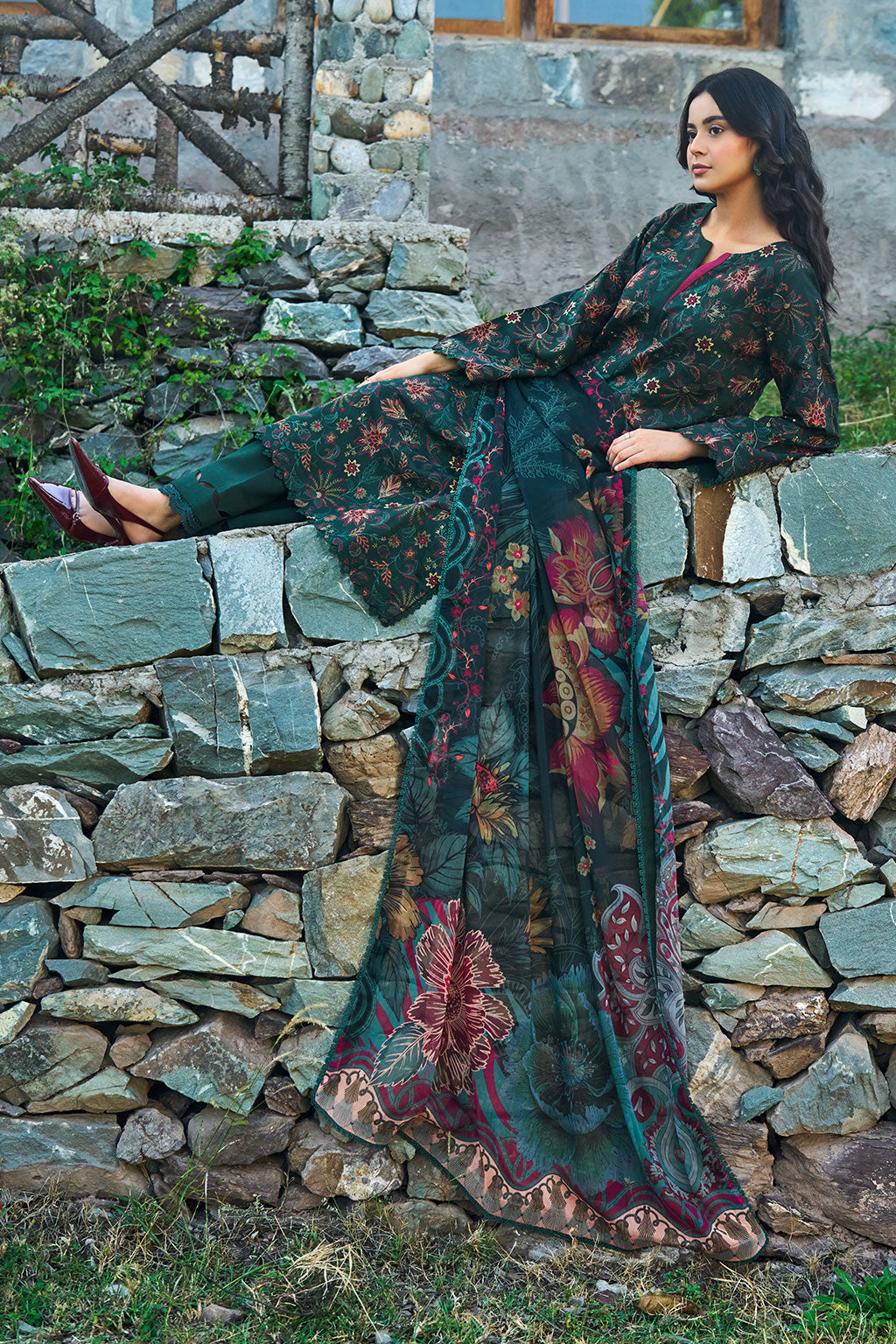Ramsha | Riwaj Winter Collection | J703 - Official Ramsha stockist in UK - Sakeena London