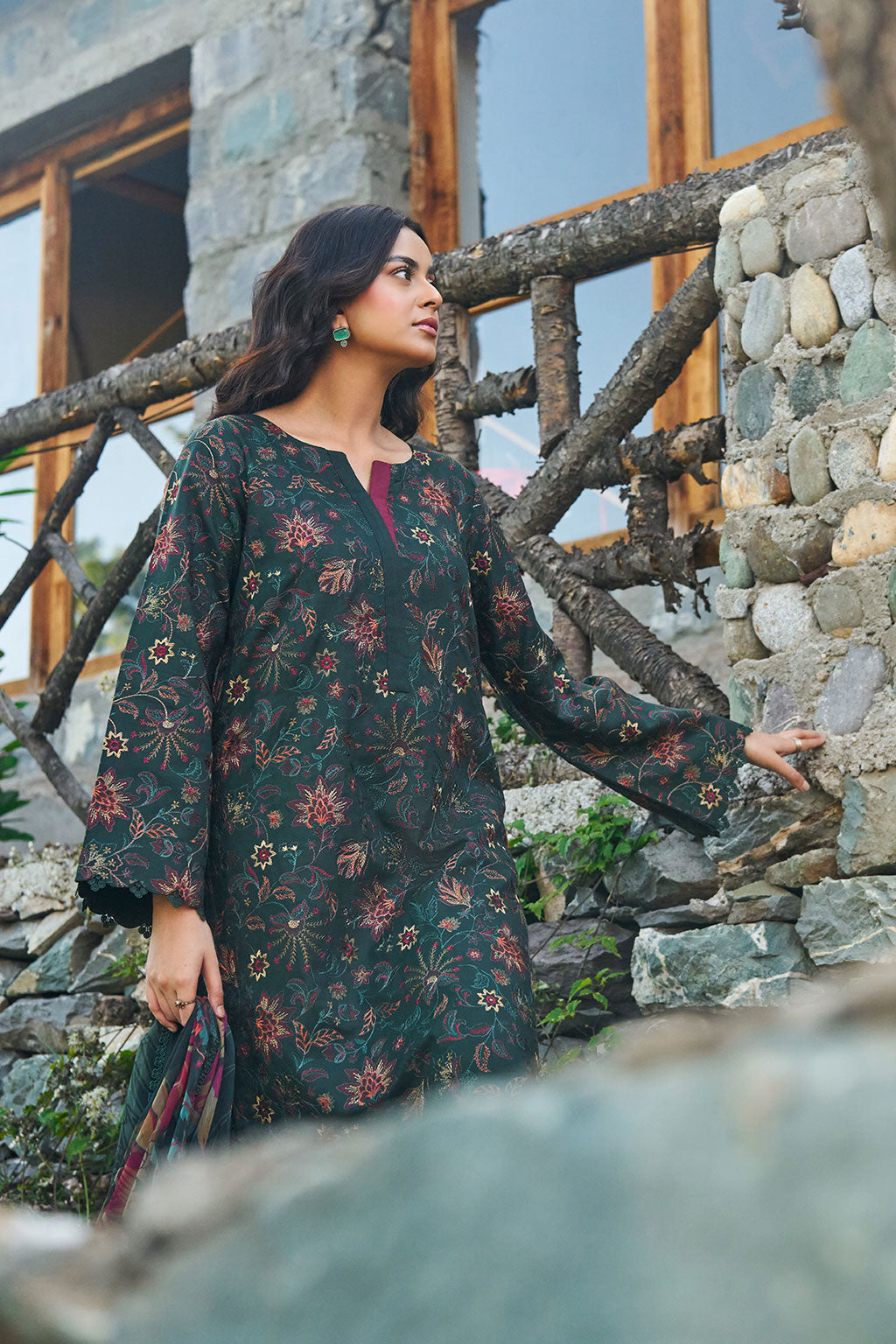 Ramsha | Riwaj Winter Collection | J703 - Official Ramsha stockist in UK - Sakeena London