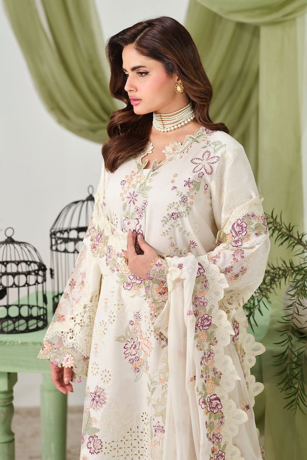 Ramsha | Riwayat Lawn Collection | Y-1501