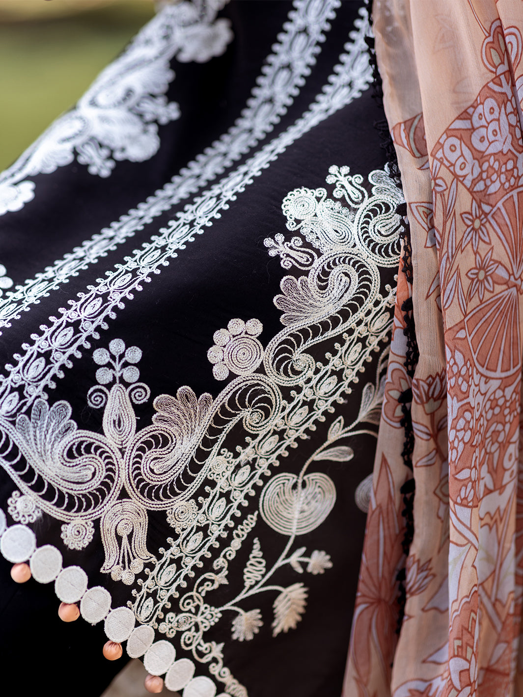 Roheenaz | Dahlia Embroidered Lawn 24 | Celandine - Official Roheenaz stockist in UK - Sakeena London