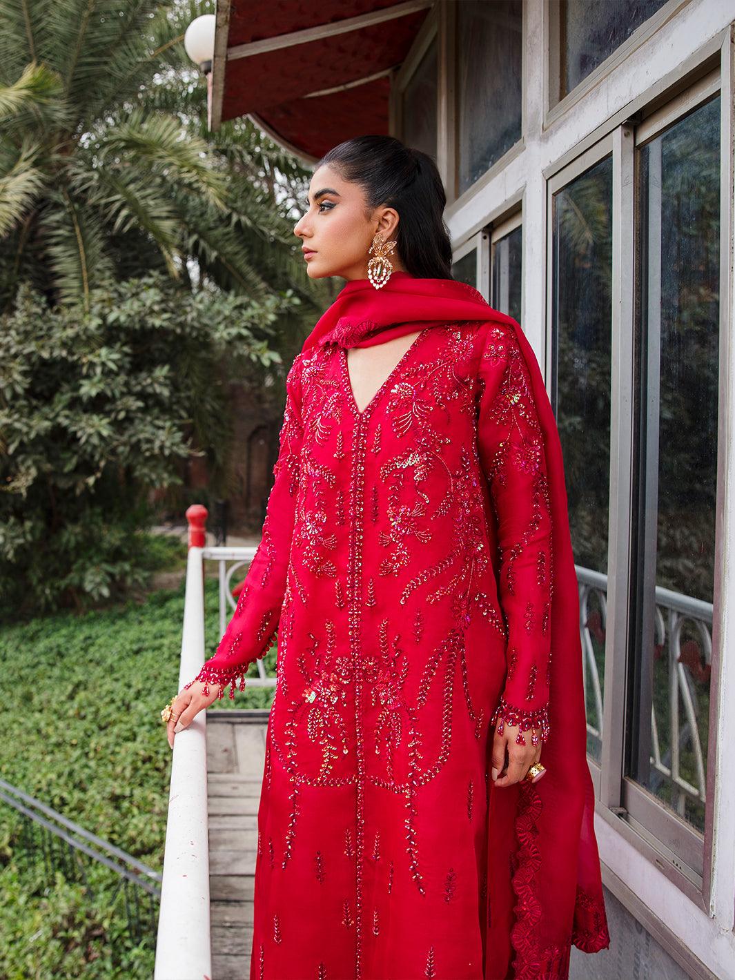 Amroz Atelier | Aerien Formals | Rouge - Official Amroz Atelier stockist in UK - Sakeena London