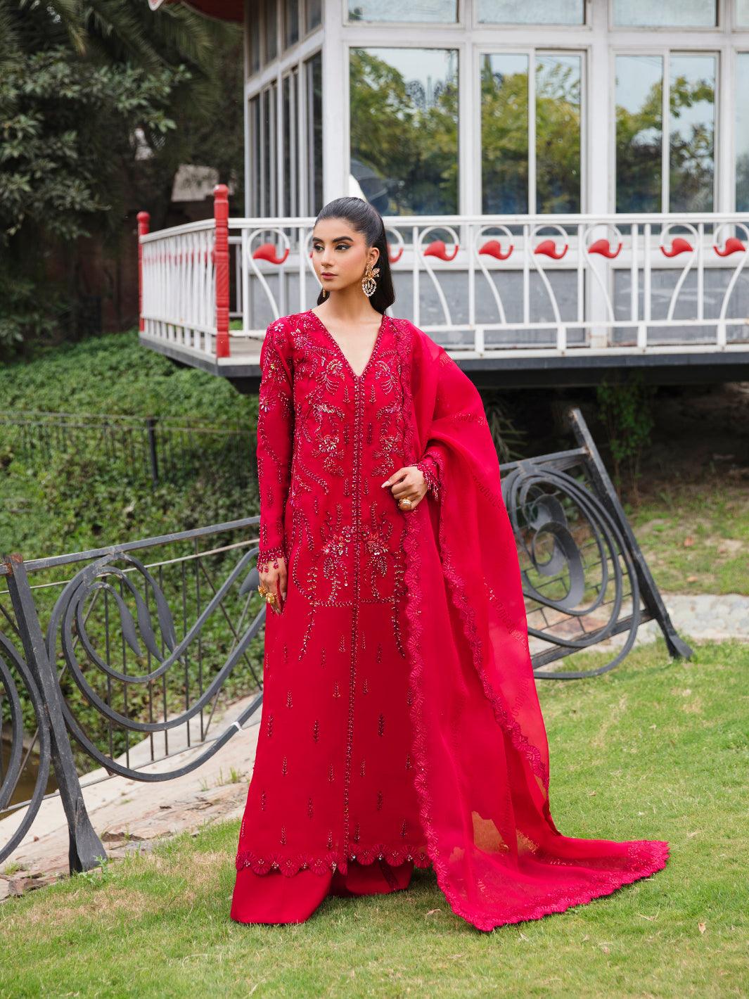 Amroz Atelier | Aerien Formals | Rouge - Official Amroz Atelier stockist in UK - Sakeena London