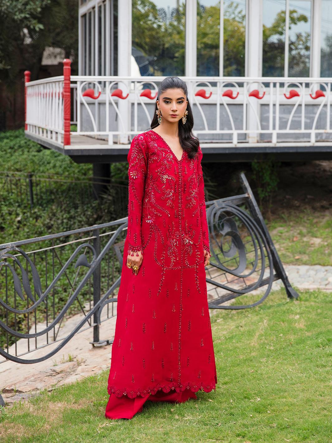 Amroz Atelier | Aerien Formals | Rouge - Official Amroz Atelier stockist in UK - Sakeena London