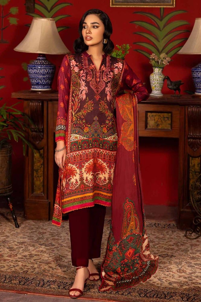 Gul Ahmed | Winter Collection 24 | Suit CV-32003 - Official Gul Ahmed stockist in UK - Sakeena London