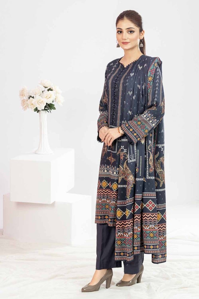 Gul Ahmed | Winter Collection 24 | Suit WNS-32290 A - Official Gul Ahmed stockist in UK - Sakeena London