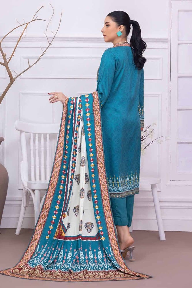 Gul Ahmed | Winter Collection 24 | Cotail Dupatta WNS-32251 A - Official Gul Ahmed stockist in UK - Sakeena London