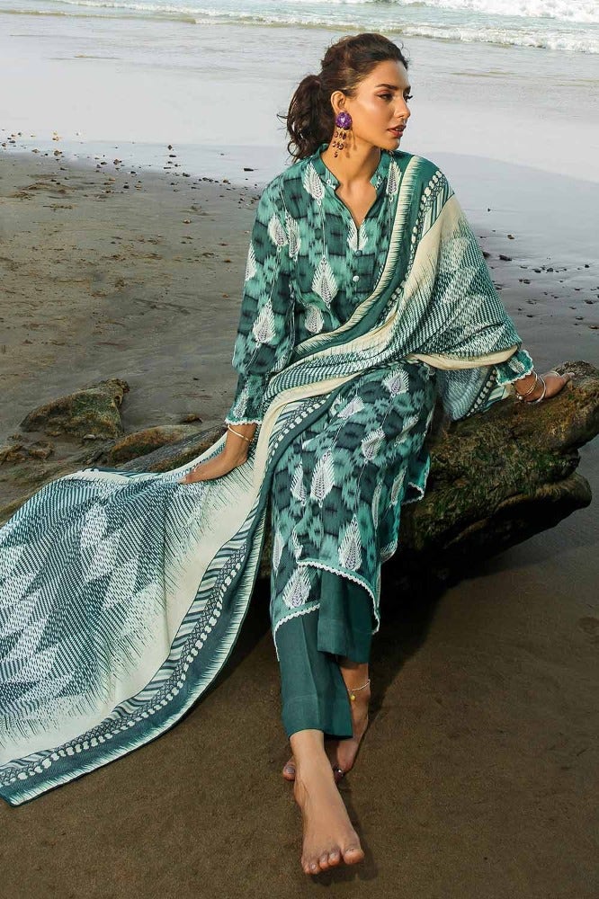 Gul Ahmed | Winter Collection 24 | Suit LT-32020 B - Official Gul Ahmed stockist in UK - Sakeena London