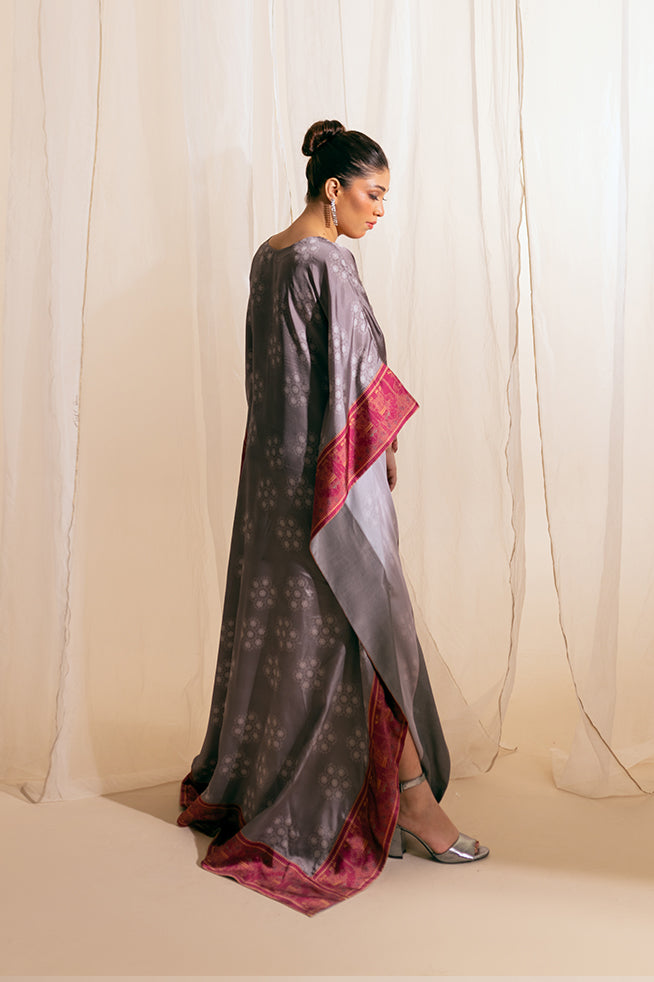 Fozia Khalid | Kaftaan | Moonlit Kaftaan - Official Fozia Khalid stockist in UK - Sakeena London