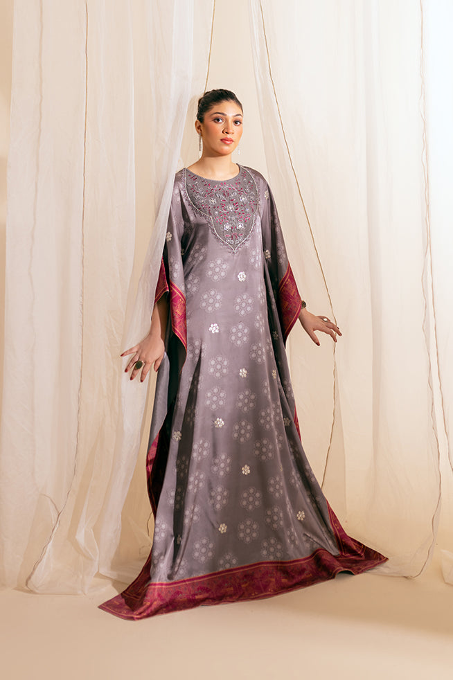 Fozia Khalid | Kaftaan | Moonlit Kaftaan - Official Fozia Khalid stockist in UK - Sakeena London