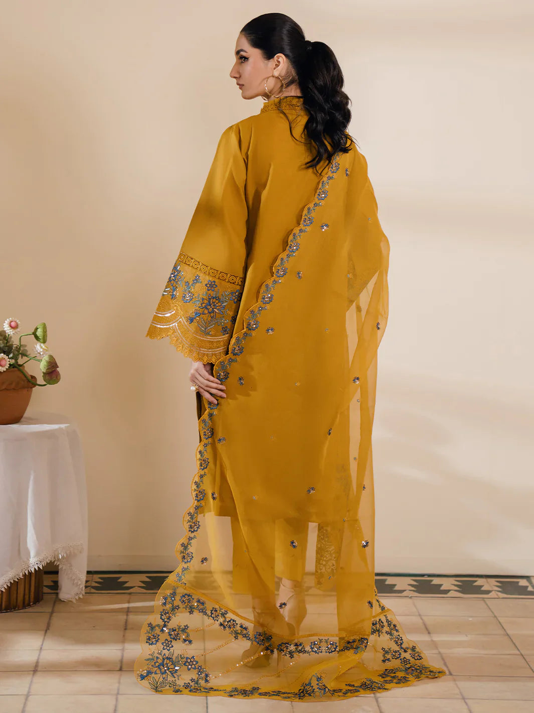 Bin Ilyas | Naqsh Luxury Lawn | Azlin - Official Bin Ilyas stockist in UK - Sakeena London