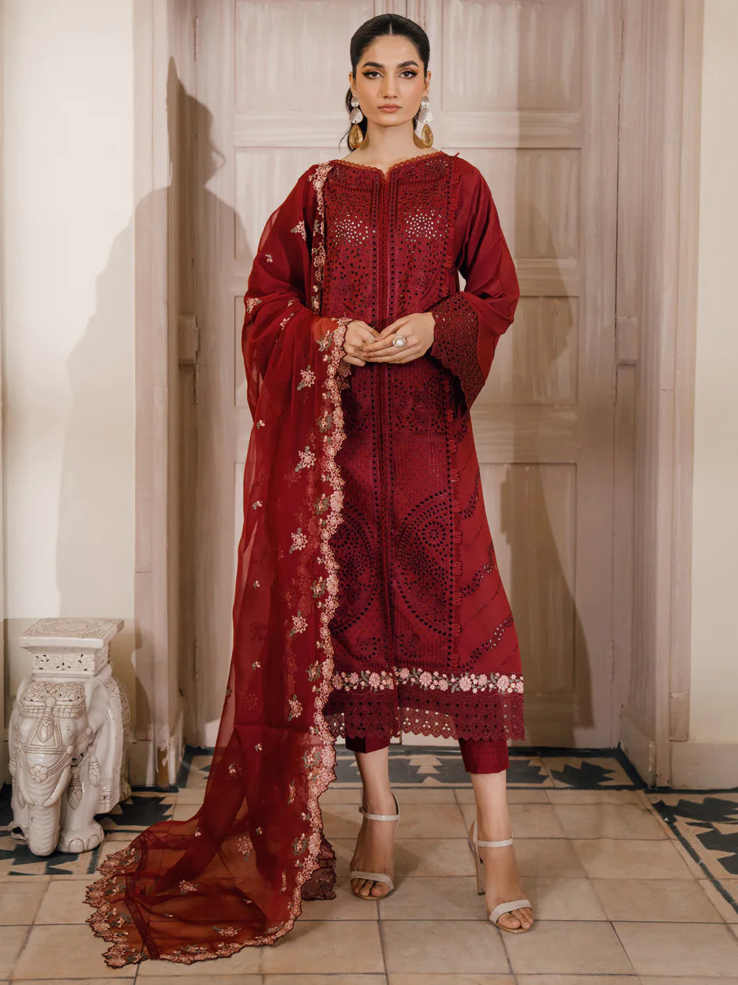 Bin Ilyas | Naqsh Luxury Lawn | Dilara - Official Bin Ilyas stockist in UK - Sakeena London