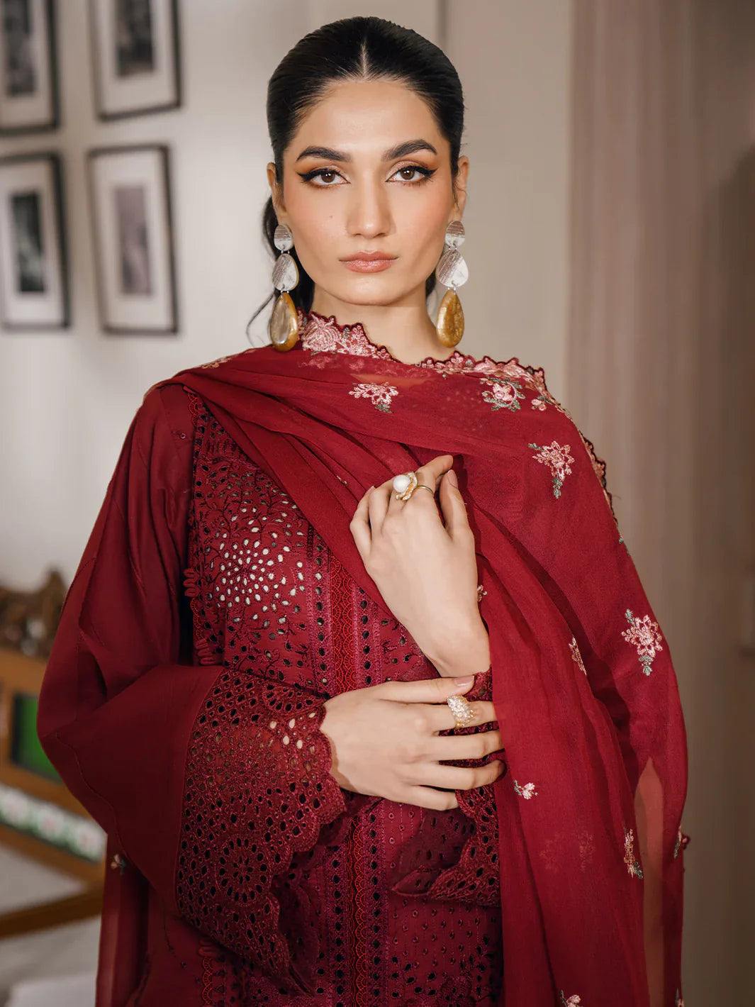 Bin Ilyas | Naqsh Luxury Lawn | Dilara - Official Bin Ilyas stockist in UK - Sakeena London