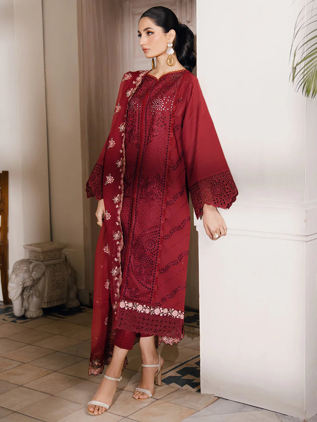 Bin Ilyas | Naqsh Luxury Lawn | Dilara - Official Bin Ilyas stockist in UK - Sakeena London