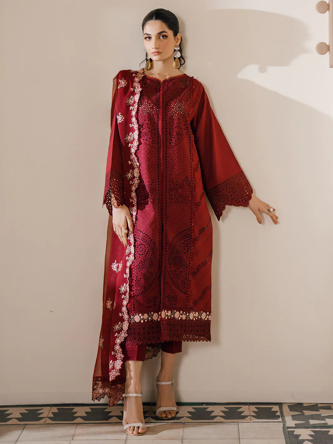 Bin Ilyas | Naqsh Luxury Lawn | Dilara - Official Bin Ilyas stockist in UK - Sakeena London