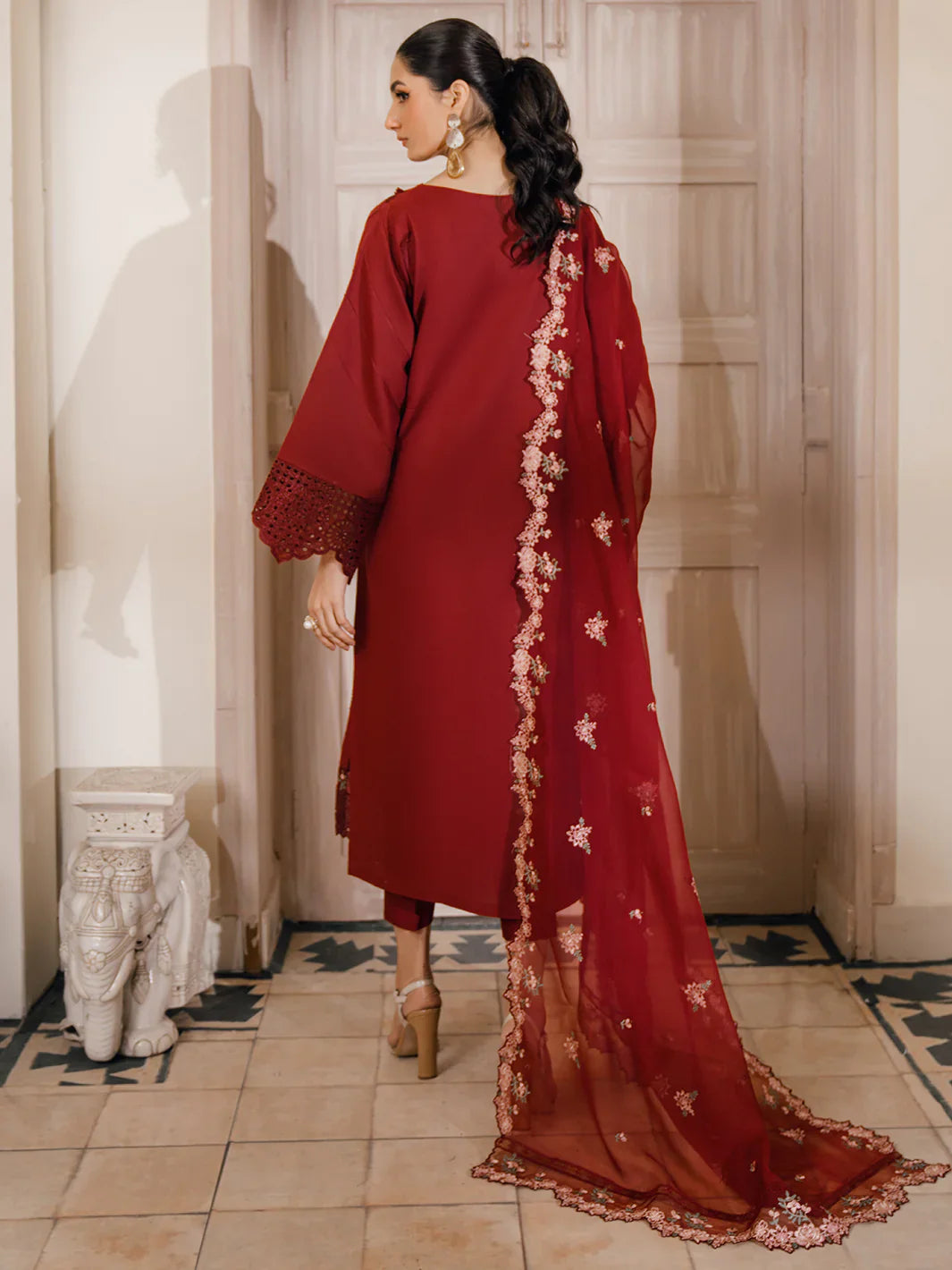 Bin Ilyas | Naqsh Luxury Lawn | Dilara - Official Bin Ilyas stockist in UK - Sakeena London
