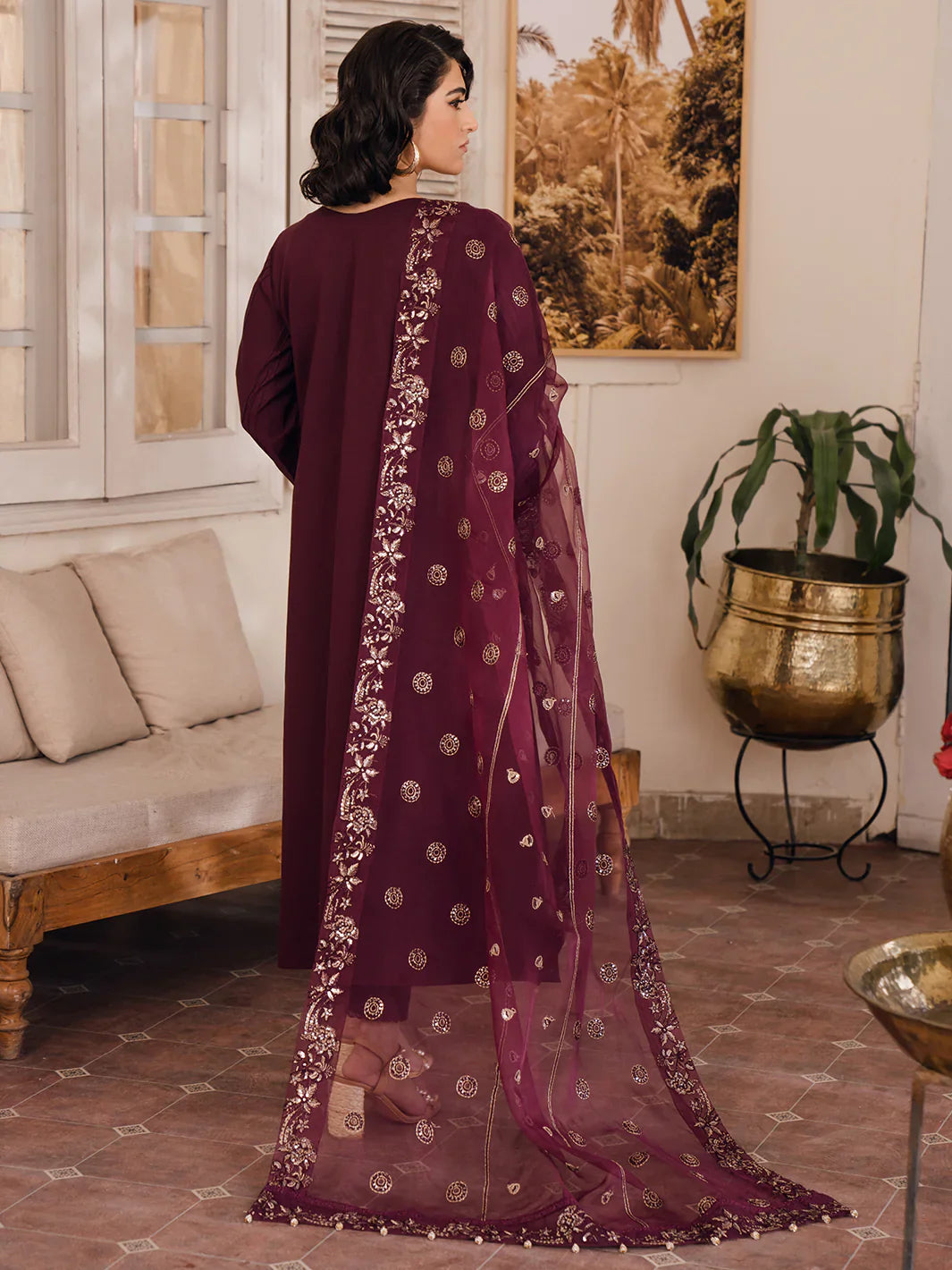 Bin Ilyas | Naqsh Luxury Lawn | Emire - Official Bin Ilyas stockist in UK - Sakeena London