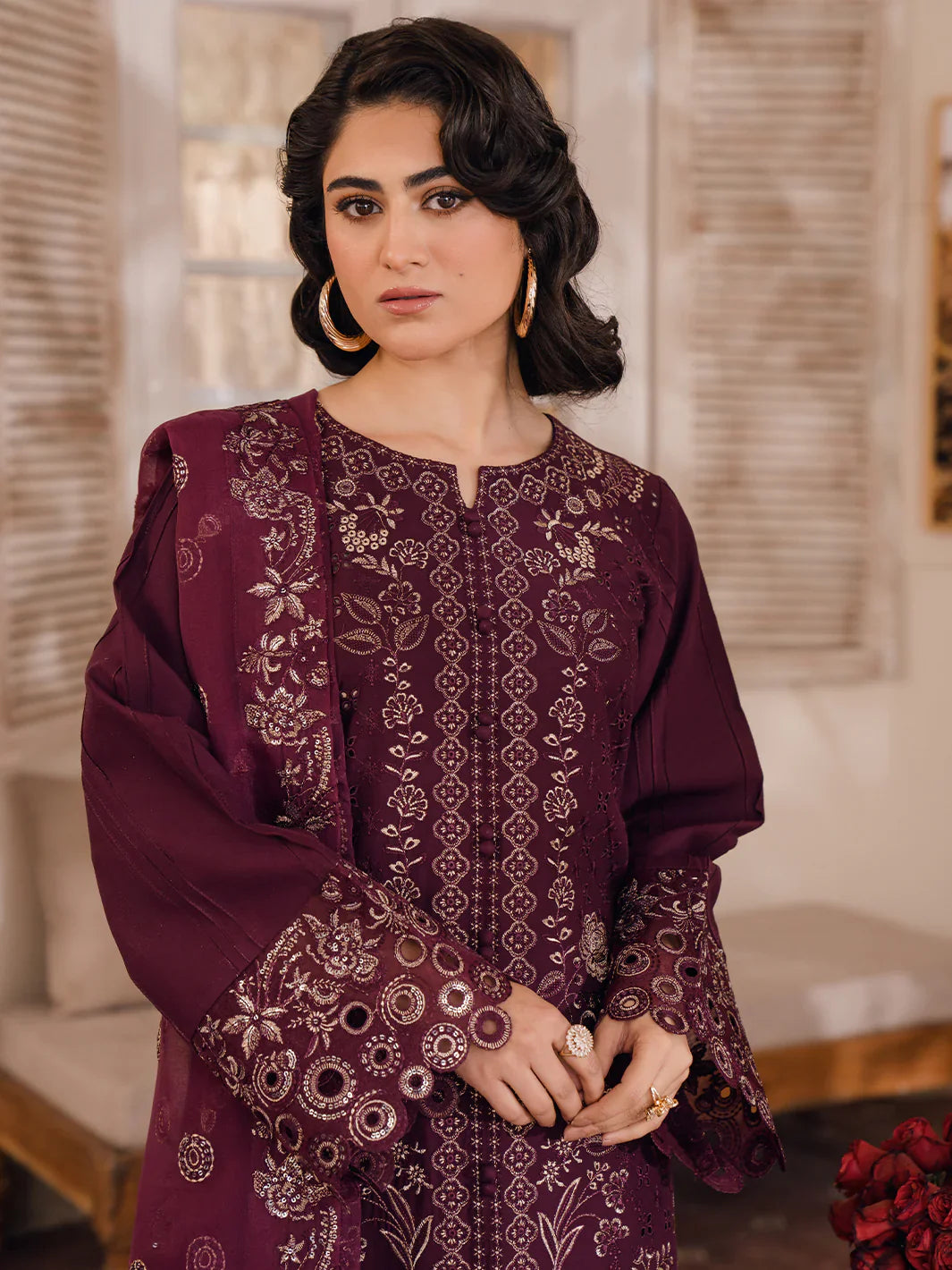 Bin Ilyas | Naqsh Luxury Lawn | Emire - Official Bin Ilyas stockist in UK - Sakeena London