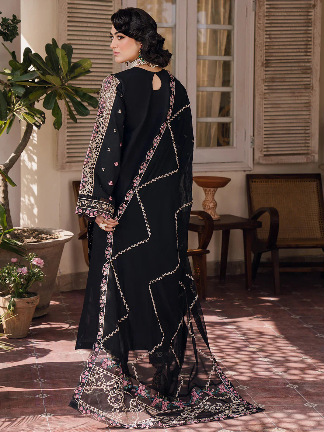 Bin Ilyas | Naqsh Luxury Lawn | Esra - Official Bin Ilyas stockist in UK - Sakeena London