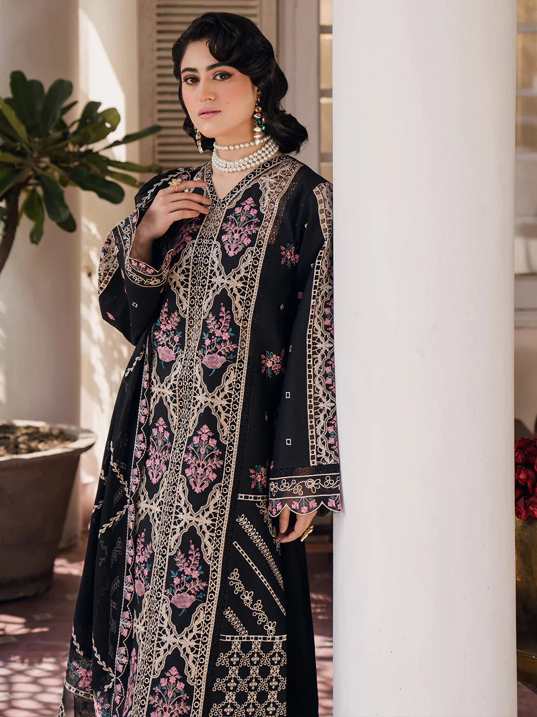 Bin Ilyas | Naqsh Luxury Lawn | Esra - Official Bin Ilyas stockist in UK - Sakeena London