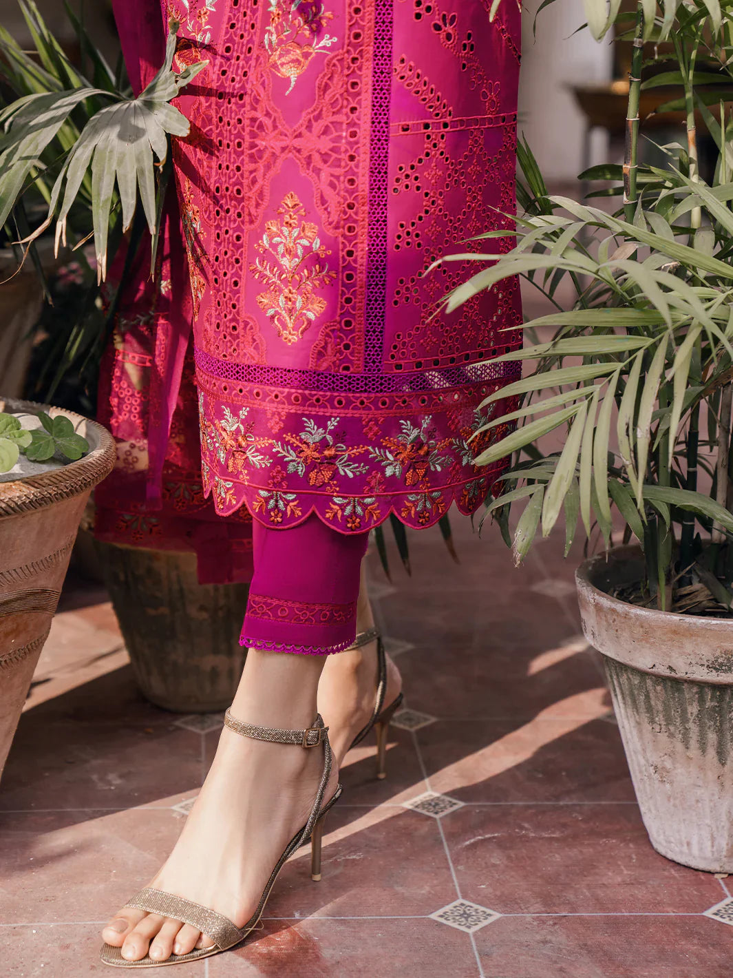 Bin Ilyas | Naqsh Luxury Lawn | Kiraz - Official Bin Ilyas stockist in UK - Sakeena London