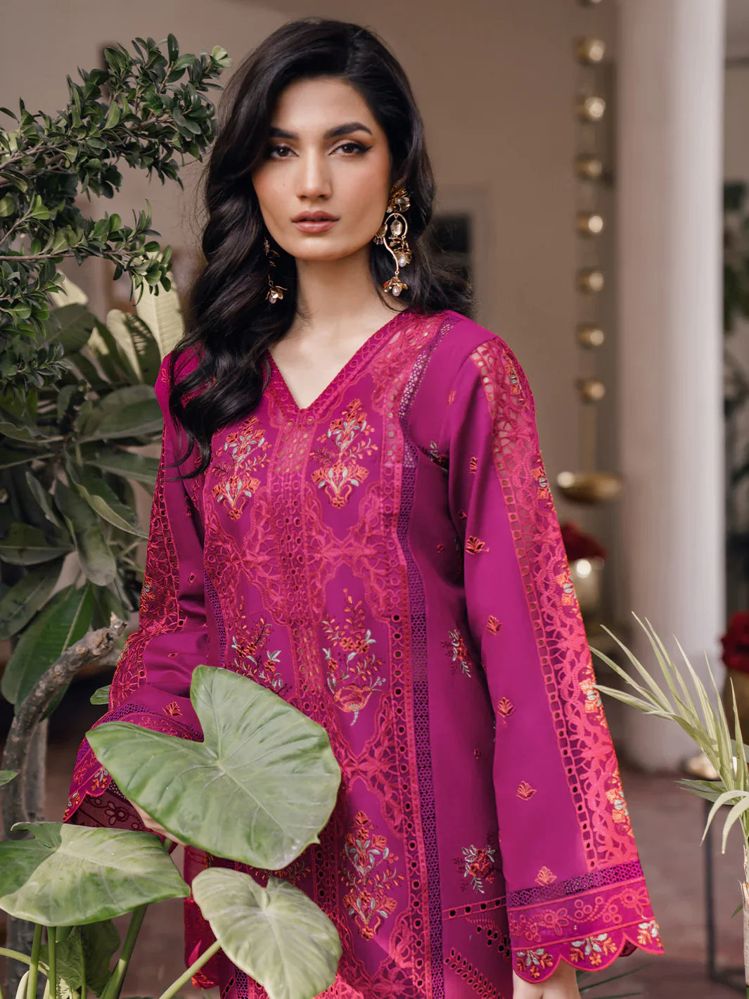 Bin Ilyas | Naqsh Luxury Lawn | Kiraz - Official Bin Ilyas stockist in UK - Sakeena London